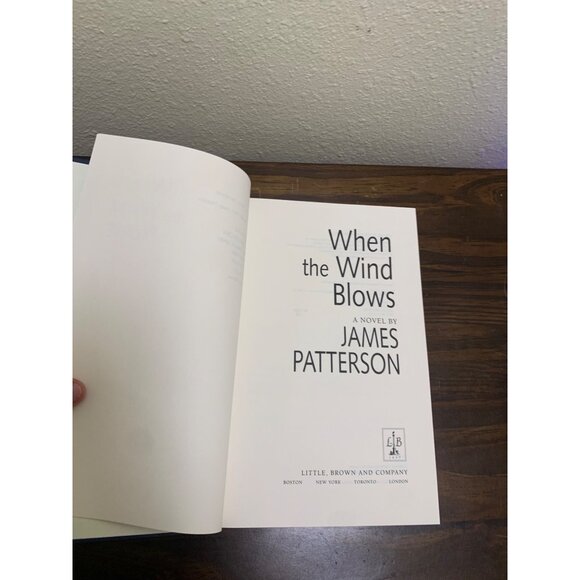 When The Wind Blows by James Patterson 1998 HC First Edition - Picture 1 of 5